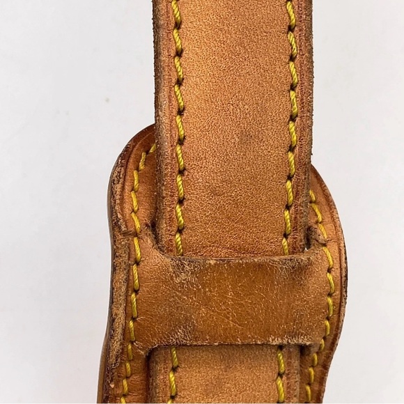 Louis Vuitton Tan Leather Belt with Gold Accents - Picture 11 of 14